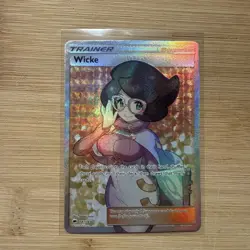 Wicke Pokemon TCG Burning Shadows Holo Full Art Ultra Rare Card 147/147 GMT - Image 1