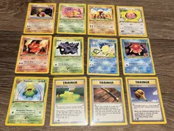 Pokemon TCG FIRST EDITION Neo Genesis 12 card lot all NM condition - Image 1