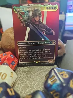 MTG Noctis, Prince of Lucis - Foil art - FIN #0401 - Image 1