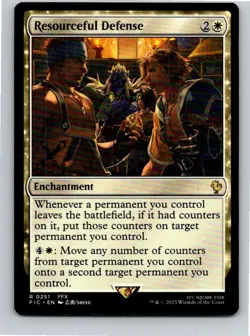 Magic the Gathering Resourceful Defense Final Fantasy Commander MTG Free Ship! - Image 1