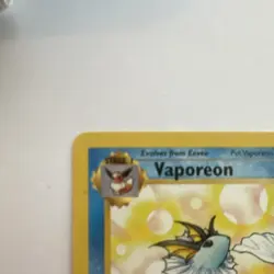 Wizards Pokemon TCG Vaporeon Base Set No.28/64 1st Edition Rare 1999 Stage 1 HP… - Image 5