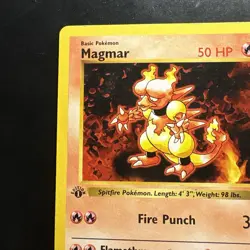 Pokemon Vintage First Edition Magmar 036/102 Base Set (Shadowless) Wotc 1999 - Image 2
