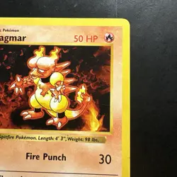 Pokemon Vintage First Edition Magmar 036/102 Base Set (Shadowless) Wotc 1999 - Image 3