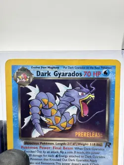 Pokemon TCG Rocket Gyrados Prerelease Pokemon Promos Holo [MP] - Image 5