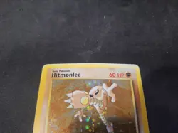 Hitmonlee 7/62 Fossil Set Holo Pokemon Card Rare Lightly Played Sunbleached - Image 2