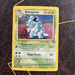 Pokemon TCG Nidoqueen Jungle 7/64 Holo Unlimited Holo Rare - Image 1