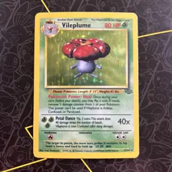 1999 Pokemon TCG Vileplume Jungle 15/64 Holo Unlimited Holo Rare - Image 1