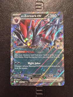 N's Zoroark ex 098/159 Sv09: Journey Together NM Pokemon TCG - Image 1