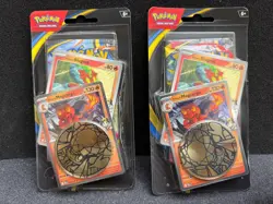 Pokemon TCG Phantasmal Flames -2x Blister (Slugma+Magcargo) and Pokeball Tin E25 - Image 3