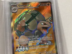 2023 Pokemon PSA 8 NM-MT 151 Golem ex Ultra Rare Full Art #189/165 - Image 2