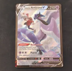 Pokemon Galarian Articuno V TG16/TG30 Astral Radiance Ultra Rare Full Art Holo - Image 1