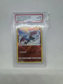 PSA 10 GEM MINT Radiant Charizard 020/159 Pokemon Crown Zenith - Image 3