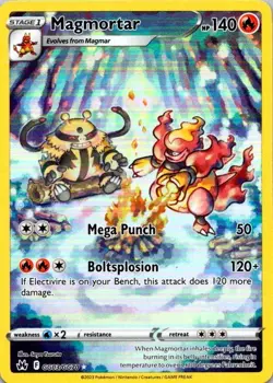 Pokemon TCG Magmortar Crown Zenith: Galarian Gallery GG03/GG70 NM (SKU 1-4) - Image 1