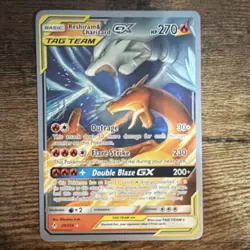 The Pokemon Company Reshiram & Charizard GX TAG TEAM Ultra Rare World Champions… - Image 1