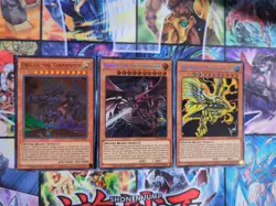 Yu-Gi-Oh! Egyptian Gods Playset Slifer, Obelisk, Ra Ultra Rare MVP1 - ENSV5 - Image 1