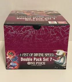 One Piece Card Game Double Pack Set 7 Display NOT SEALED A Fist Of Divine Speed - Image 3