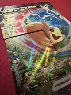Morpeko V-union Card Set SWSH 215,216,217,218 Pokemon TCG NM - Image 2