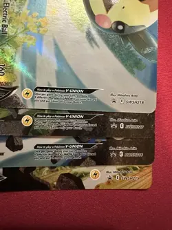 Morpeko V-union Card Set SWSH 215,216,217,218 Pokemon TCG NM - Image 4