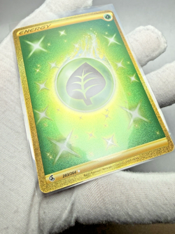 Grass Energy 283/264 Fusion Strike Full Art Secret Rare Holo Pokemon Card NM - Image 3