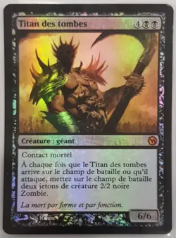 mtg magic grave Titan des tombes FOIL FRENCH vf fr promo duels of planeswalkers - Image 1