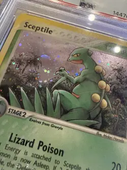 2003 POKEMON EX RUBY & SAPPHIRE #11 SCEPTILE-HOLO PSA 1 - Image 5