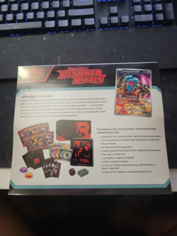 Pokemon TCG Destined Rivals Elite Trainer Box ETB NEW SEALED Small Tear - Image 5