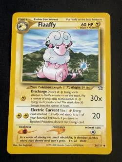 Flaaffy - 34/111 - Neo Genesis - 2000 Pokemon - NM - Image 2