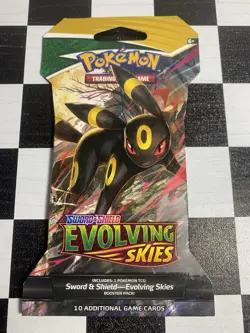 Pokemon TCG Sword & Shield Evolving Skies Booster Pack 820650808777 - Image 1