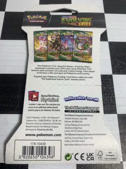 Pokemon TCG Sword & Shield Evolving Skies Booster Pack 820650808777 - Image 2