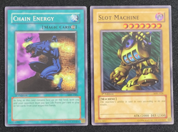 YuGiOh 1st Edition Slot Machine MRL-028 & Chain Energy MRL-046 LP - Image 1