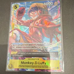 One Piece CCG Monkey.D.Luffy OP07-109 illustration box promo - Image 1