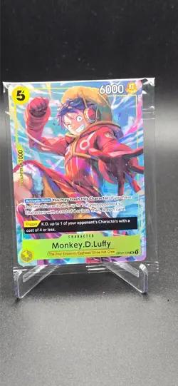 • Monkey.D.Luffy • OP07-109 SR Illustration Box Vol 3 Holo One Piece TCG Sealed - Image 1