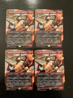 Daretti, Rocketeer Engineer Borderless X4X NM/M Aetherdrift DFT Magic MTG - Image 1