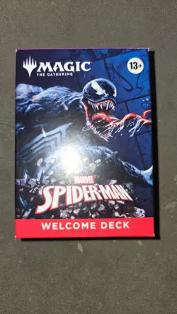 *NIB* SDCC EXCLUSIVE Magic The Gathering x SpiderMan Venom Black Welcome Deck - Image 1