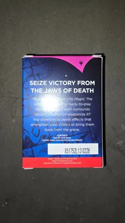 *NIB* SDCC EXCLUSIVE Magic The Gathering x SpiderMan Venom Black Welcome Deck - Image 2