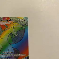Pokemon Salamence VMAX Secret Rare Rainbow NM Darkness Ablaze 194/189 - Image 3
