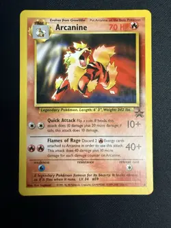 Pokemon TCG Arcanine Promo Card 06/53 Wotc Promo 70 HP Regular Stage 1 - Image 1