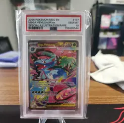 2025 Pokemon Mega Evolution Venusaur ex SIR 177 PSA 10 Gem Mint - Image 1