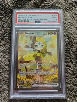 Pokemon-MELOETTA ex- #167 - 2025-SIR-PSA MINT 9 - Image 1