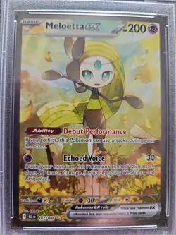 Pokemon-MELOETTA ex- #167 - 2025-SIR-PSA MINT 9 - Image 4