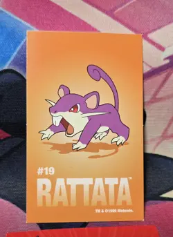 1999 Pokemon Sandylion Sticker #19 Rattata - Image 1