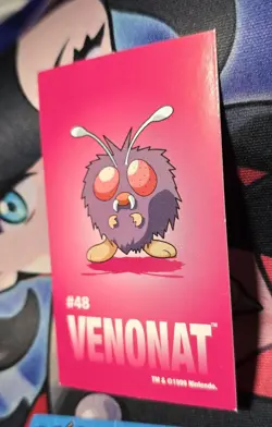 1999 Pokemon Sandylion Sticker #48 Venonat - Image 1