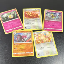 Pokemon TCG 5 Cards – Reverse Holo & 2013 Sparked Assorted Lot - Image 1
