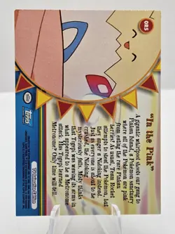 Pokemon Topps "In the Pink" OR5 Orange Islands Blue Logo MP - Image 2