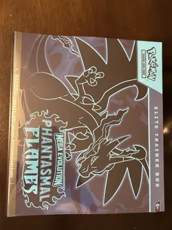 Pokemon Mega Evolution Phantasmal Flames Elite Trainer Box Charizard ETB Booster - Image 1