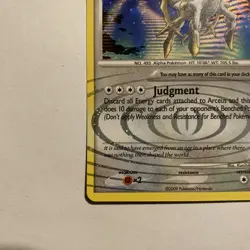 Arceus - DP50 [Diamond & Pearl] Pokemon TCG - BLACK STAR PROMO - NM - Vintage - Image 5