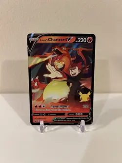 Pokemon SWSH: Sword & Shield Promo Lance’s Charizard V SWSH133 Holo NM - Image 1