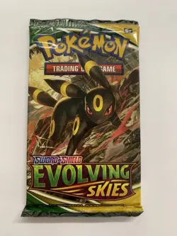 Pokemon Sword & Shield Evolving Skies 10 Pack TCG Booster Pack Sealed 820650808777 - Image 1