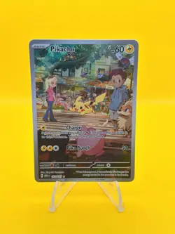 2023 Pokemon SV 151 Mew English Pikachu Illustration Rare Full Art 173/165 - Image 1
