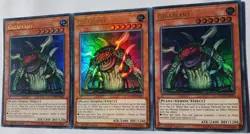 Yugioh 3x Gigaplant DUOV-EN062 Ultra Rare 1st Edition Near Mint Playset - Image 2